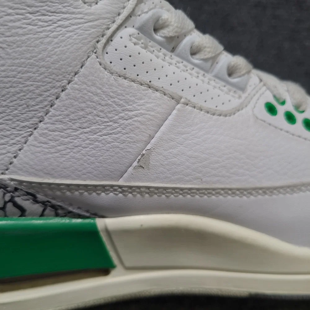 Air Jordan 3 Retro Lucky Green Style # CK9246-136‎ Women's Size 6.5